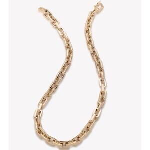 Eddie Borgo Supra Chain Link Necklace Women’s Gold Tone Chunky Luxury Gift